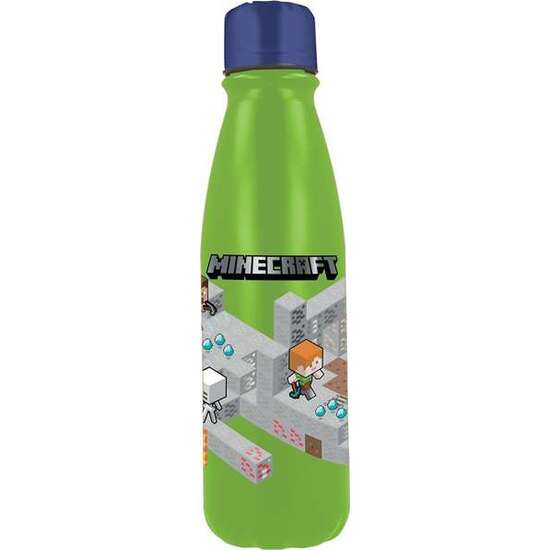 BOTELLA ISOMETRIC ALUMINIO MINECRAFT 600 ML. image 0