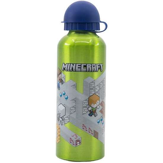 BOTELLA DE ALUMINIO ALTA MINECRAFT ISOMETRIC 530 ML image 0