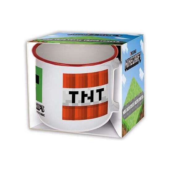 TAZA CERAMICA DESAYUNO MINECRAFT EN CAJA DE REGALO 400 ML image 0