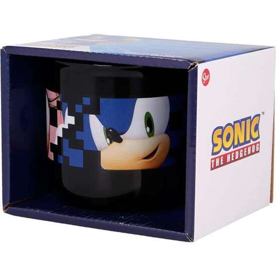 TAZA DE CERAMICA SONIC EN CAJA REGALO 400 ML. image 1