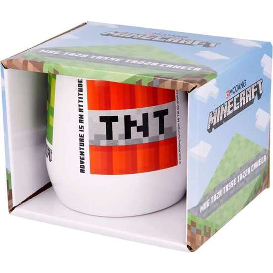 TAZA DE CERAMICA NOVA MINECRAFT EN CAJA REGALO 360 ML. image 1