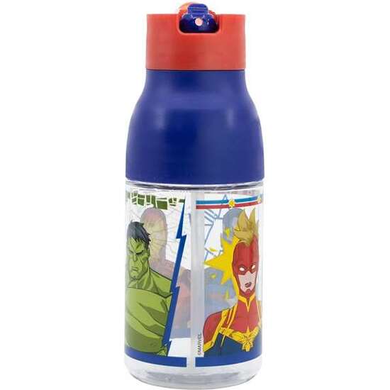 BOTELLA ECOZEN PREMIUM DESMONTABLE Y CON BOCA ANCHA AVENGERS INVINCIBLE FORCE 420 ML. image 0