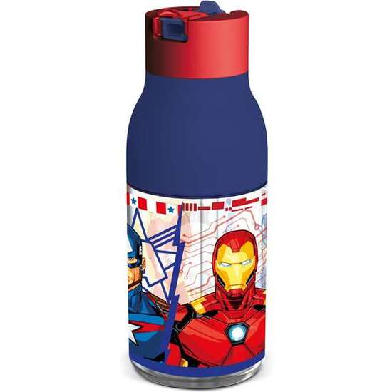 BOTELLA ECOZEN PREMIUM DESMONTABLE Y CON BOCA ANCHA AVENGERS INVINCIBLE FORCE 420 ML. image 4