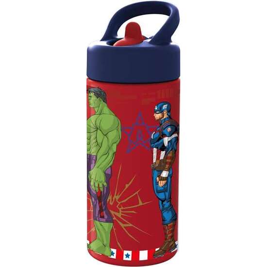 BOTELLA DE PLÁSTICO CON ASA PARA LLEVAR AVENGERS INVINCIBLE FORCE 410 ML. image 3