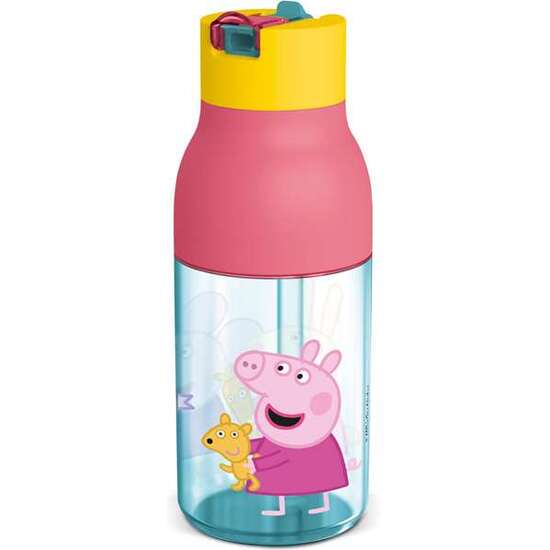 BOTELLA ECOZEN PREMIUM DESMONTABLE Y CON BOCA ANCHA PEPPA PIG CORE 2022 420 ML image 4