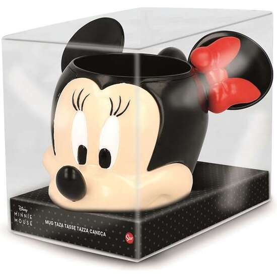 TAZA DE CERAMICA 3D MINNIE EN CAJA REGALO 440 ML. image 0