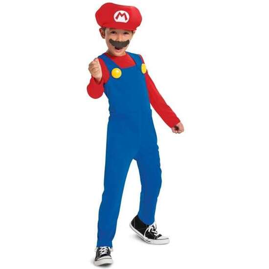 DISFRAZ NINTENDO SUPER MARIO DE LUJO TALLA. 7-8 AÑOS image 0