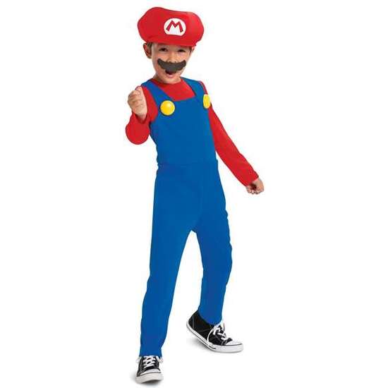 DISFRAZ NINTENDO SUPER MARIO DE LUJO TALLA 3-4 AÑOS image 0