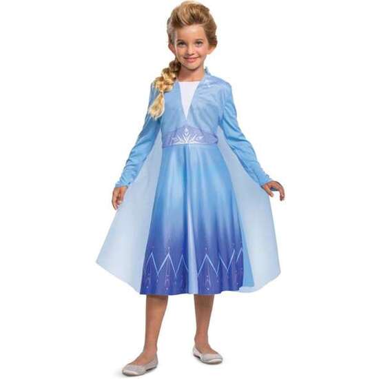 DISFRAZ DISNEY FROZEN 2 ELSA DE VIAJE BASIC PLUS T. 7-8 AÑOS image 0