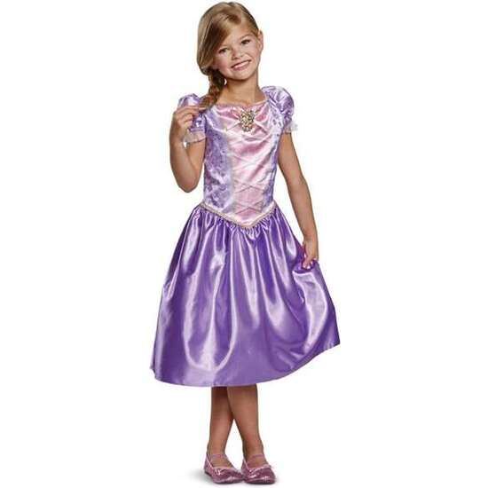 DISFRAZ DISNEY PRINCESS RAPUNZEL CLASSIC TALLA. 5-6 AÑOS image 0