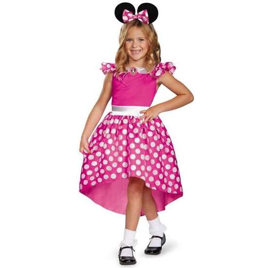 DISFRAZ DISNEY MINNIE ROSA CLASSIC TALLA. 5-6 AÑOS image 0