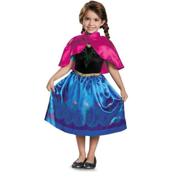 DISFRAZ DISNEY FROZEN ANNA DE VIAJE CLASSIC T. 7-8 AÑOS image 0