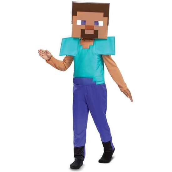 DISFRAZ MINECRAFT STEVE LUJO TALLA 7-8 AÑOS image 0