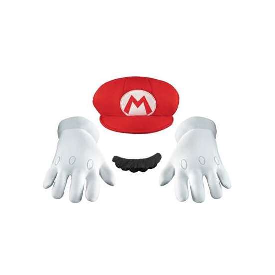 DISFRAZ ADULTO ACC NINTENDO SUPER MARIO KIT image 0