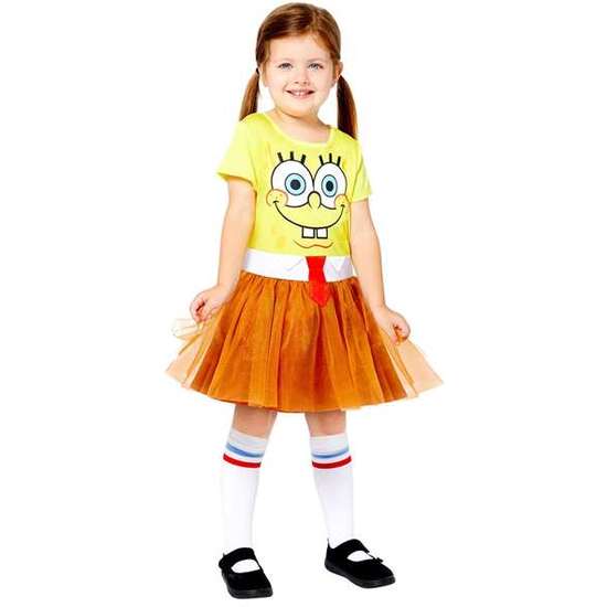 DISFRAZ SPONGEBOB VESTIDO 8-10 AÑOS NIÑA image 0