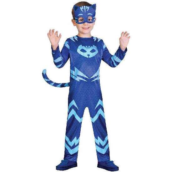 DISFRAZ PJ MASKS CATBOY AZUL TALLA 2-3 AÑOS image 0