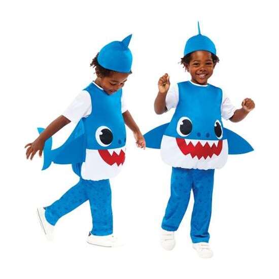 DISFRAZ BEBE BABY SHARK PAPA AZUL TALLA 2-3 AÑOS image 0