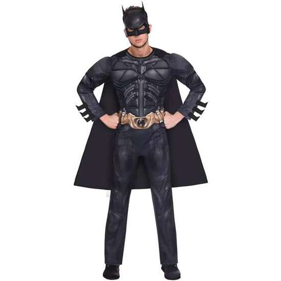 DISFRAZ ADULTO W.B. BATMAN EL CABALLERO OSCURO TALLA L image 0