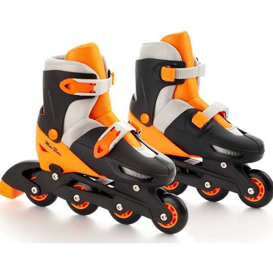 PATINES 4 EN LINEA NARANJA AJUSTABLE TALLA M (35/38) image 0