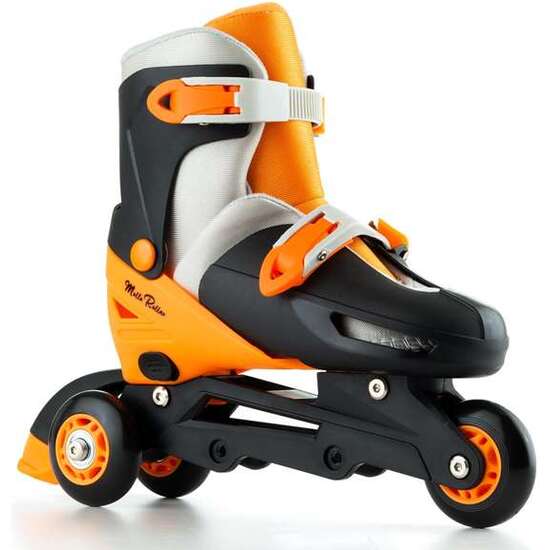 PATINES 4 EN LINEA NARANJA AJUSTABLE TALLA M (35/38) image 1