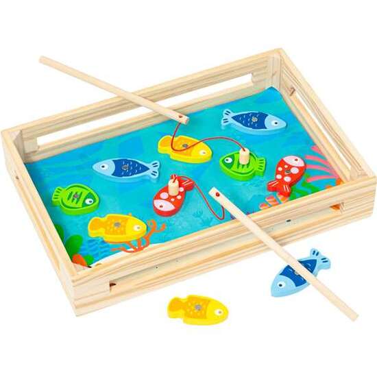 JUEGO DE PESCA DE MADERA. 22X22X8.50CM image 0