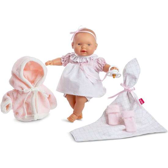 MUÑECA TROUSSEAU LLORONA INCLUYE VESTIDO, CHAQUETA Y CHUPETE 28CM image 2