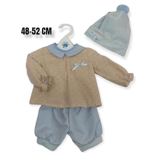 CAMISA PLUMETI AZUL CON GORRO REF: 5053-22 image 0