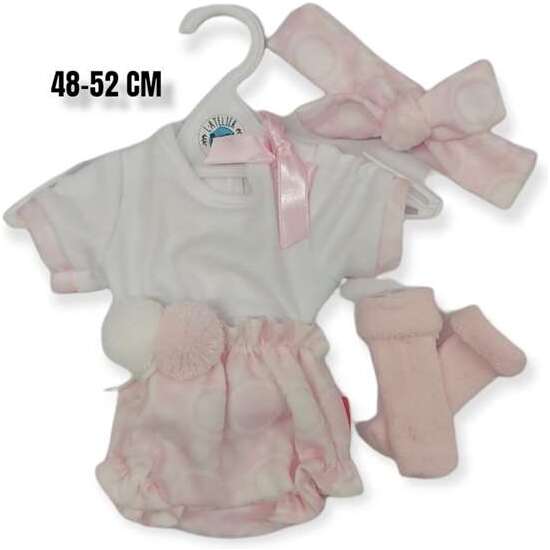 POLOLO CIRCULOS ROSA MAS CAMISETA BLANCA PUNTO REF: 5052-22 image 0