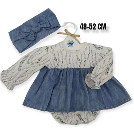 VESTIDO VAQUERO, POLOLO ESTAMPADO MAS DIADEMA REF: 5059-22 image 0