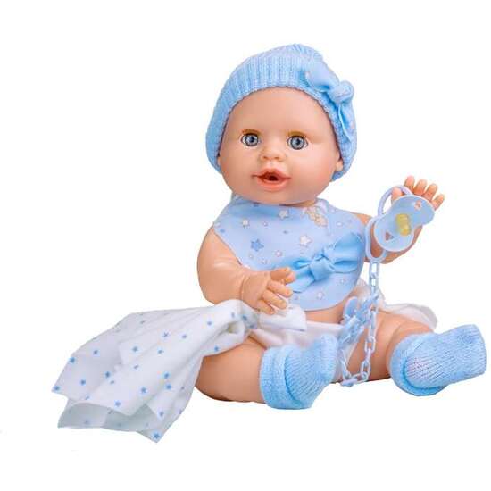 MUÑECO BABY SUSU INTERACTIVO AZUL 38 CM CON ACCESORIOS image 2