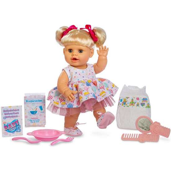 MUÑECA BABY SUSU INTERACTIVO SISTER CON ACCESORIOS 38CM image 0