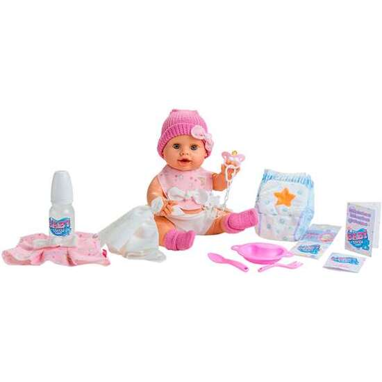 MUÑECO BABY SUSU INTERACTIVO NIÑA CON ACCESORIOS 38 CM - MODELOS SURTIDOS image 0
