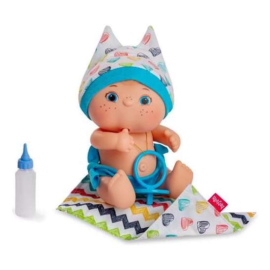 MUÑECO POPOLOKAS PASTELITA CON GORRO DE 2 PICOS 20CM image 0