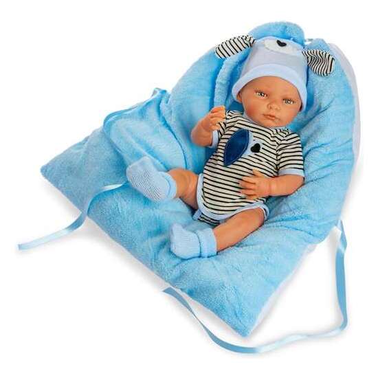MUÑECA NEW BORN BODY AZUL REF 8100-20 45CM image 0