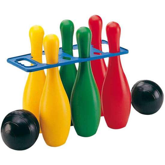 JUEGO DE BOLOS CON 6 BOLOS Y 2 BOLAS image 0