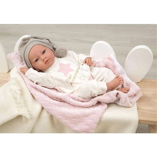 MUÑECA ELEGANCE ARIA ROSA CON PORTABEBE, INCLUYE CHUPETE (MUÑECO DE PESO)40 CM image 2