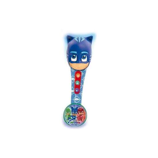 MICROFONO DE MANO PJ MASKS CON 3 CABEZAS INTERCAMBIABLES image 0