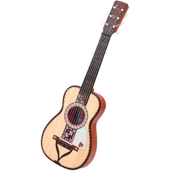 GUITARRA ESPAÑOLA, IMITACION MADERA, EN B.Y P. image 0