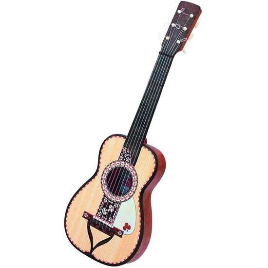 GUITARRA ESPAÑOLA, IMITACION MADERA, EN B.Y P. image 1