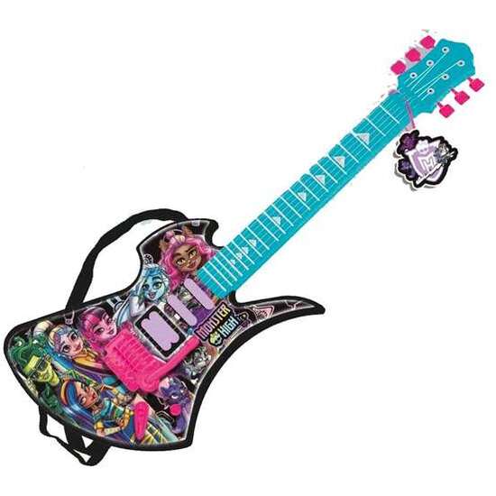 GUITARRA ELECTRONICA MONSTER HIGH 6 CUERDAS CON CANCIONES DEMO. (REIG - 6504) image 0