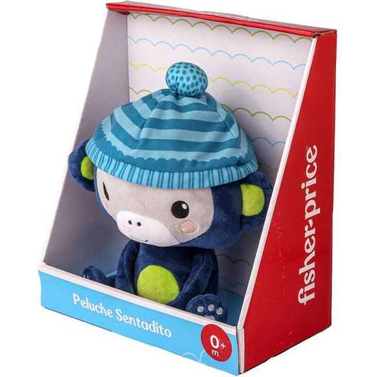 FISHER PRICE PELUCHE MONITO 20 CM CON TEXTURAS image 2