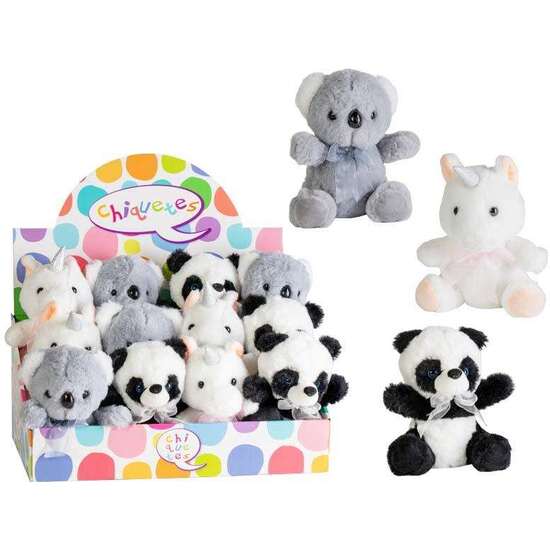 PELUCHE PANDA, KOALA Y UNICORNIO 21CM. - MODELOS SURTIDOS image 1