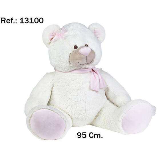 PELUCHE OSO DULCE ROSA 95 CM. image 1