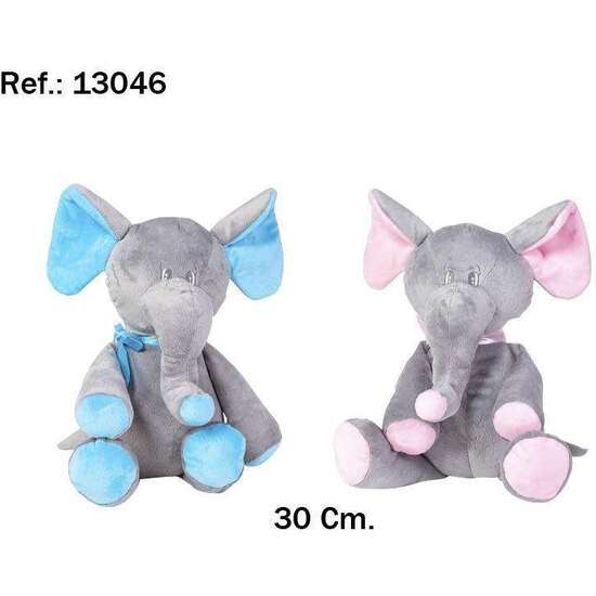 PELUCHE ELEFANTE 30 CM. - MODELOS SURTIDOS image 1