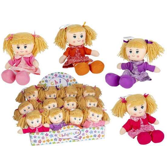 PELUCHE MUÑECA 30 CM. CON JERSEY image 0