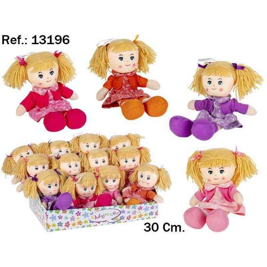 PELUCHE MUÑECA 30 CM. CON JERSEY image 1