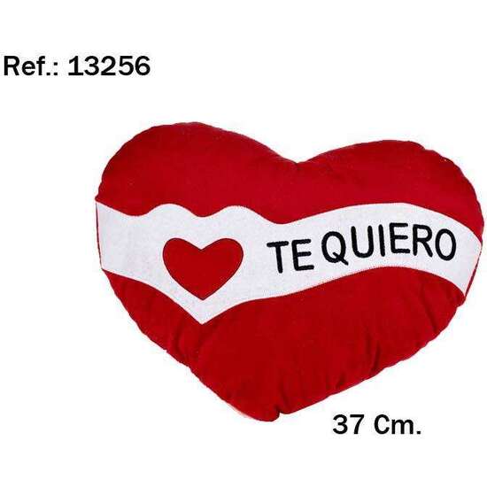 PELUCHE CORAZON TE QUIERO REGALO 37 CM. image 0