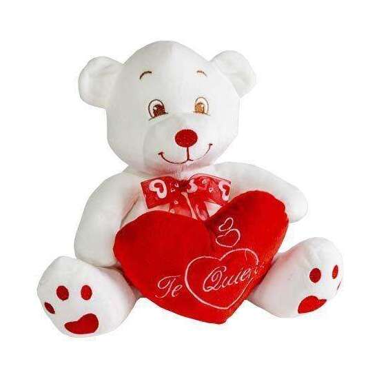 PELUCHE OSO CORAZON TE QUIERO 25CM image 0