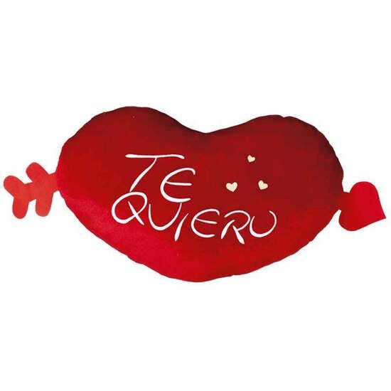 PELUCHE CORAZON TE QUIERO FLECHA ROJA GIGANTE 62 CM. image 2