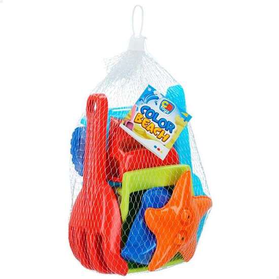 SET DE PLAYA CON CAMION 18CM,PALA,RASTRILLO Y 2 MOLDES image 4
